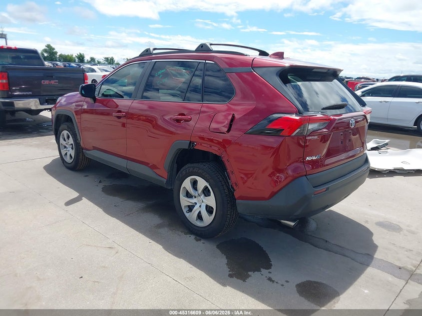 2020 Toyota Rav 4 VIN 2T3H1RFV5LC044522 IAAI salvage auction — SIDE, Original (Texas), sold $7,500 on 2026-07-12 (photo 3)