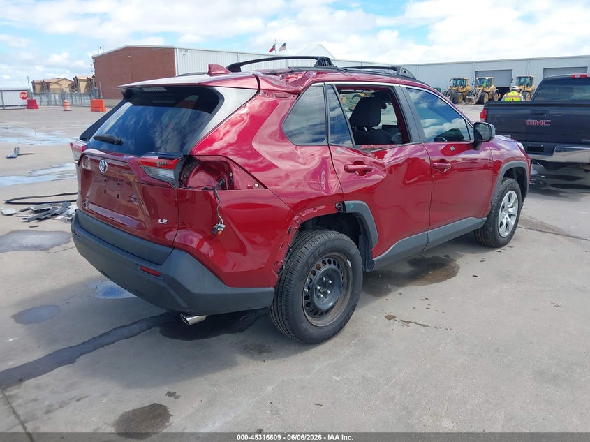 2020 Toyota Rav 4 VIN 2T3H1RFV5LC044522 IAAI salvage auction — SIDE, Original (Texas), sold $7,500 on 2026-07-12 (photo 4)
