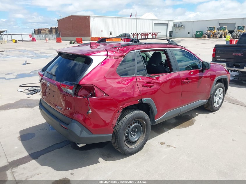 2020 Toyota Rav 4 VIN 2T3H1RFV5LC044522 IAAI salvage auction — SIDE, Original (Texas), sold $7,500 on 2026-07-12 (photo 6)