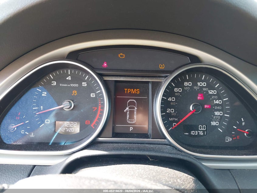 2015 Audi Q7 VIN WA1CGAFE1FD022795 IAAI salvage auction — NORMAL WEAR, Clear (Alabama), sold $2,800 on 2026-07-20 (photo 7)