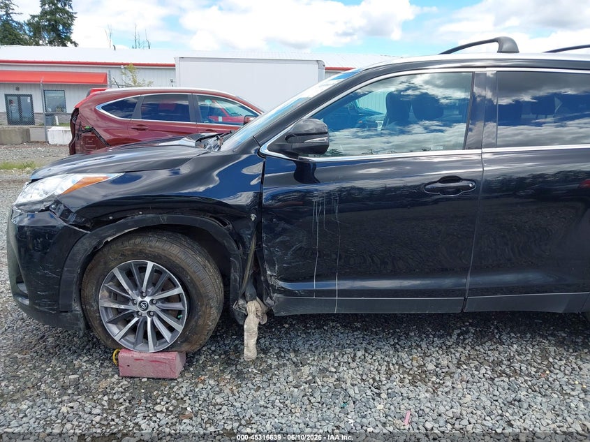 2019 Toyota Highlander VIN 5TDJZRFH7KS924219 IAAI salvage auction — SIDE, Salvage Title, sold $7,750 on 2026-07-22 (photo 6)