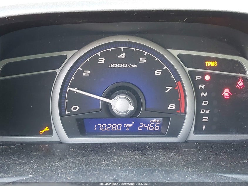 2009 Honda Civic VIN 2HGFG12649H501416 IAAI salvage auction — NORMAL WEAR, Clear (Montana), sold $325 on 2026-08-03 (photo 7)