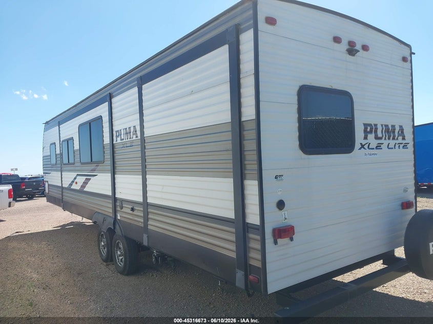 2020 Puma VIN 5ZT2PUWBXL4006209 IAAI salvage auction — HAIL, Regular (South Dakota), sold $4,050 on 2026-07-22 (photo 3)