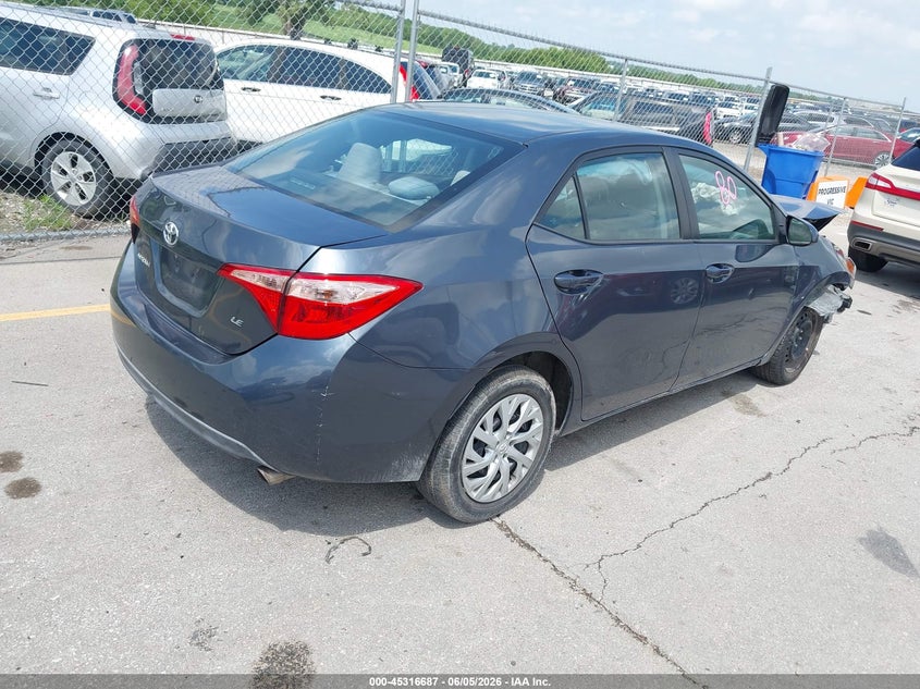 2018 Toyota Corolla VIN 5YFBURHE5JP850957 IAAI salvage auction — FRONT END, Salvage Title, sold $1,450 on 2026-07-28 (photo 4)