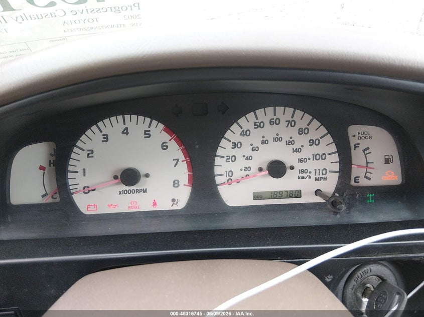 2002 Toyota Tacoma VIN 5TEWN72N92Z077434 IAAI salvage auction — FRONT END, Salvage (Utah), sold $6,100 on 2026-07-16 (photo 7)