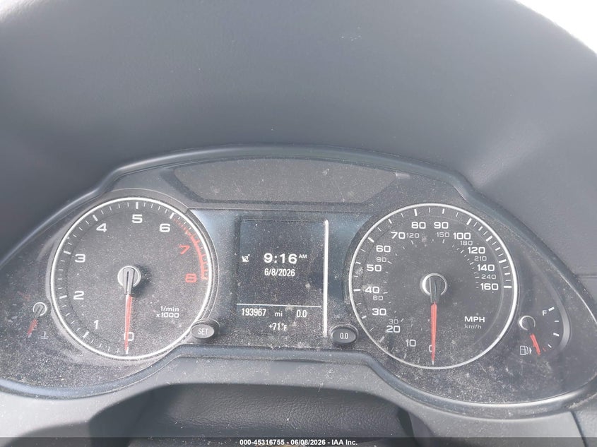 2016 Audi Q5 VIN WA1L2AFP3GA093581 IAAI salvage auction — NORMAL WEAR, Clear (Pennsylvania), sold $1,050 on 2026-07-17 (photo 7)