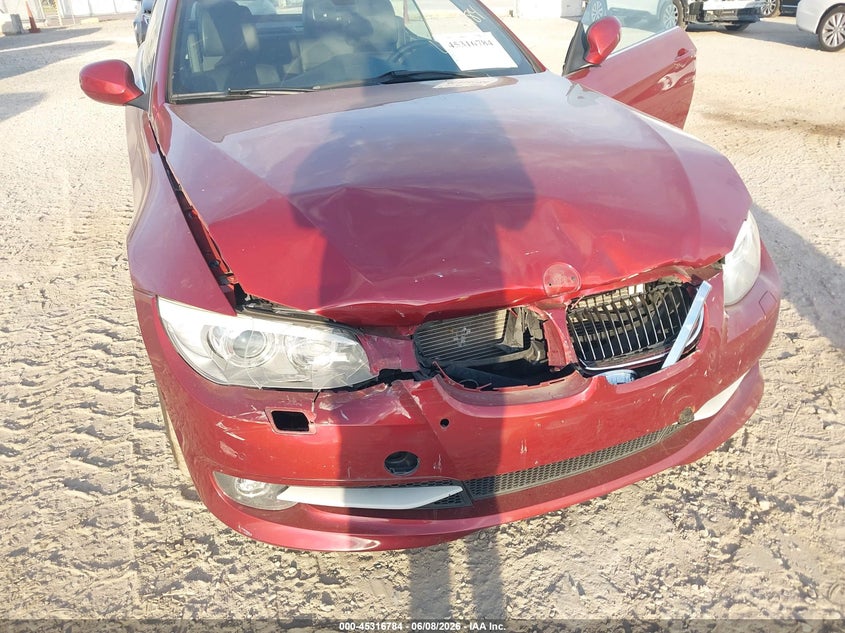 2013 BMW 3er VIN WBADX7C56DJ589856 IAAI salvage auction — FRONT END, Salvage Title, sold $2,050 on 2026-07-21 (photo 6)