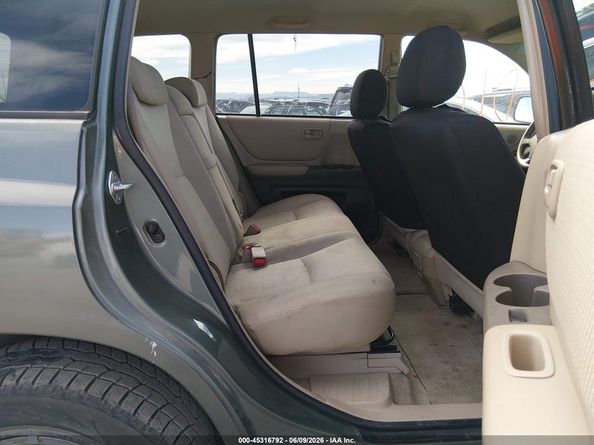 2007 Toyota Highlander VIN JTEEP21A170214179 IAAI salvage auction — NORMAL WEAR, Salvage (Colorado), sold $150 on 2026-07-08 (photo 8)