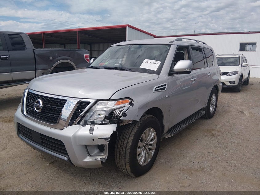 2020 Nissan Armada VIN JN8AY2NC0LX518623 IAAI salvage auction — LEFT SIDE, Salvage Title, sold $5,300 on 2026-07-30 (photo 2)