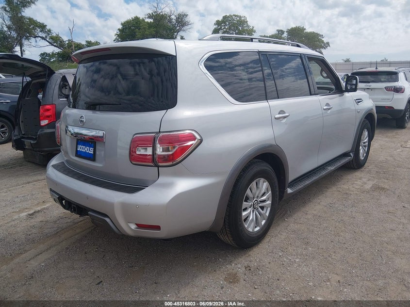 2020 Nissan Armada VIN JN8AY2NC0LX518623 IAAI salvage auction — LEFT SIDE, Salvage Title, sold $5,300 on 2026-07-30 (photo 4)
