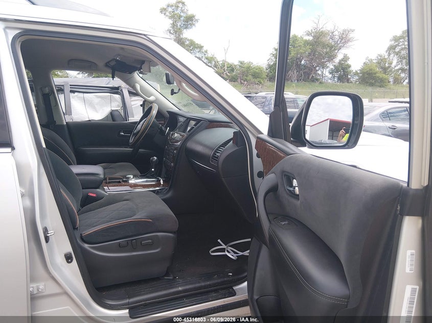 2020 Nissan Armada VIN JN8AY2NC0LX518623 IAAI salvage auction — LEFT SIDE, Salvage Title, sold $5,300 on 2026-07-30 (photo 5)