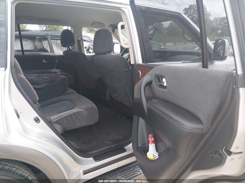 2020 Nissan Armada VIN JN8AY2NC0LX518623 IAAI salvage auction — LEFT SIDE, Salvage Title, sold $5,300 on 2026-07-30 (photo 8)