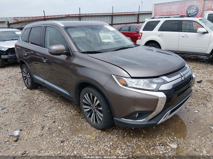 2019 Mitsubishi Outlander VIN JA4AD3A33KZ009044 IAAI salvage auction — REAR END, Salvage Title, sold $4,800 on 2026-07-09 (photo 1)