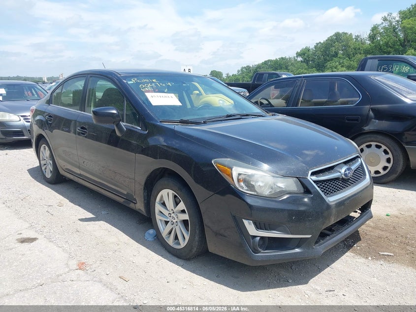 2015 Subaru Impreza VIN JF1GJAC62FH004164 IAAI salvage auction — NORMAL WEAR, Clear (Kansas), sold $575 on 2026-07-22 (photo 1)