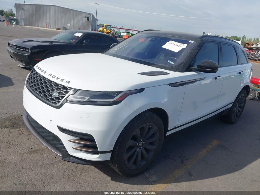 2019 Land rover Range rover velar VIN SALYL2EX1KA780382 IAAI salvage auction — FRONT & REAR, Salvage Title, sold $12,900 on 2026-07-30 (photo 2)