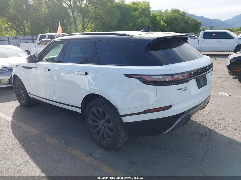 2019 Land rover Range rover velar VIN SALYL2EX1KA780382 IAAI salvage auction — FRONT & REAR, Salvage Title, sold $12,900 on 2026-07-30 (photo 3)