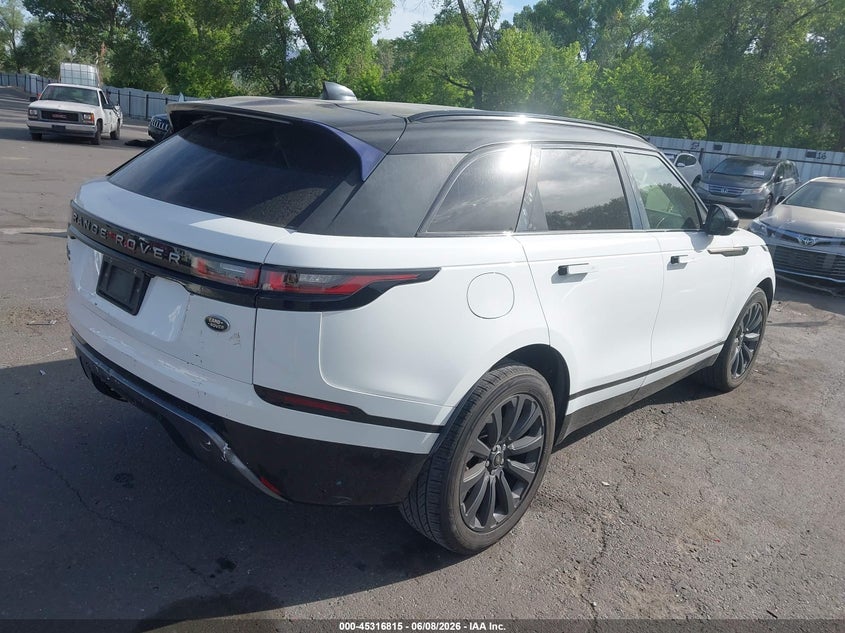 2019 Land rover Range rover velar VIN SALYL2EX1KA780382 IAAI salvage auction — FRONT & REAR, Salvage Title, sold $12,900 on 2026-07-30 (photo 4)