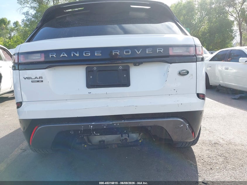 2019 Land rover Range rover velar VIN SALYL2EX1KA780382 IAAI salvage auction — FRONT & REAR, Salvage Title, sold $12,900 on 2026-07-30 (photo 6)