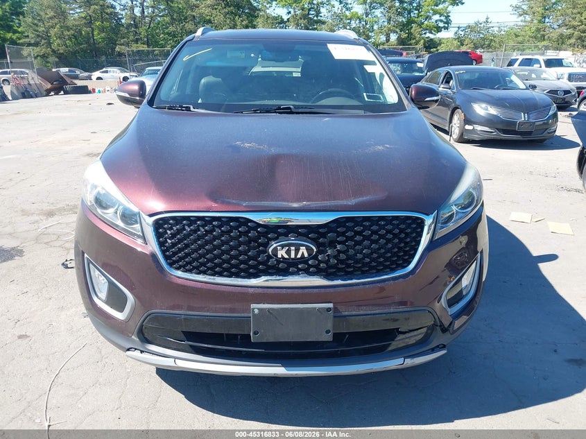 2016 Kia Sorento VIN 5XYPHDA15GG036745 IAAI salvage auction — FRONT END, Mv-907A (New York), sold $2,350 on 2026-07-28 (photo 6)