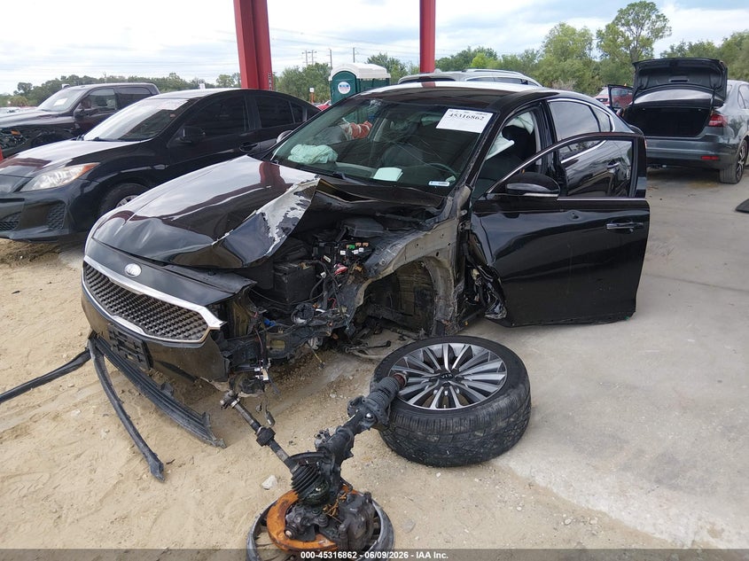 2017 Kia Cadenza VIN KNALC4J12H5089312 IAAI salvage auction — FRONT END, Salvage Title, sold $1,050 on 2026-07-14 (photo 2)