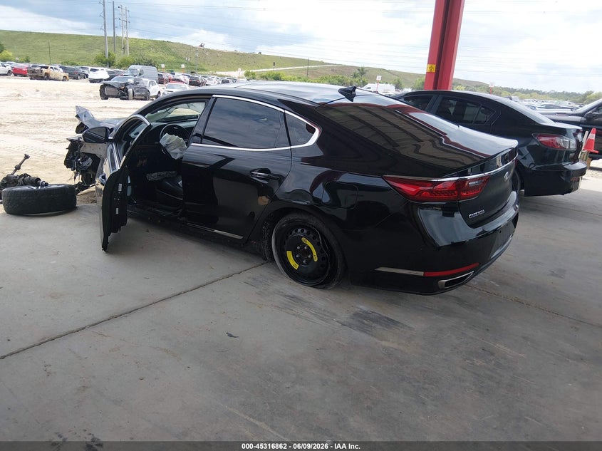 2017 Kia Cadenza VIN KNALC4J12H5089312 IAAI salvage auction — FRONT END, Salvage Title, sold $1,050 on 2026-07-14 (photo 3)