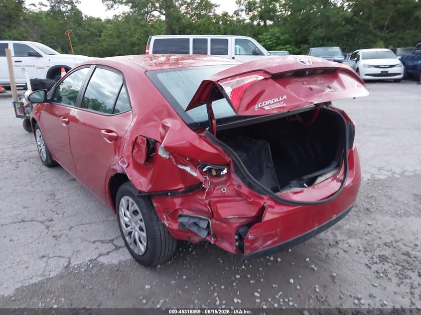 2019 Toyota Corolla VIN 5YFBURHE7KP947742 IAAI salvage auction — FRONT & REAR, Salvage (Kentucky), sold $1,700 on 2026-07-29 (photo 6)