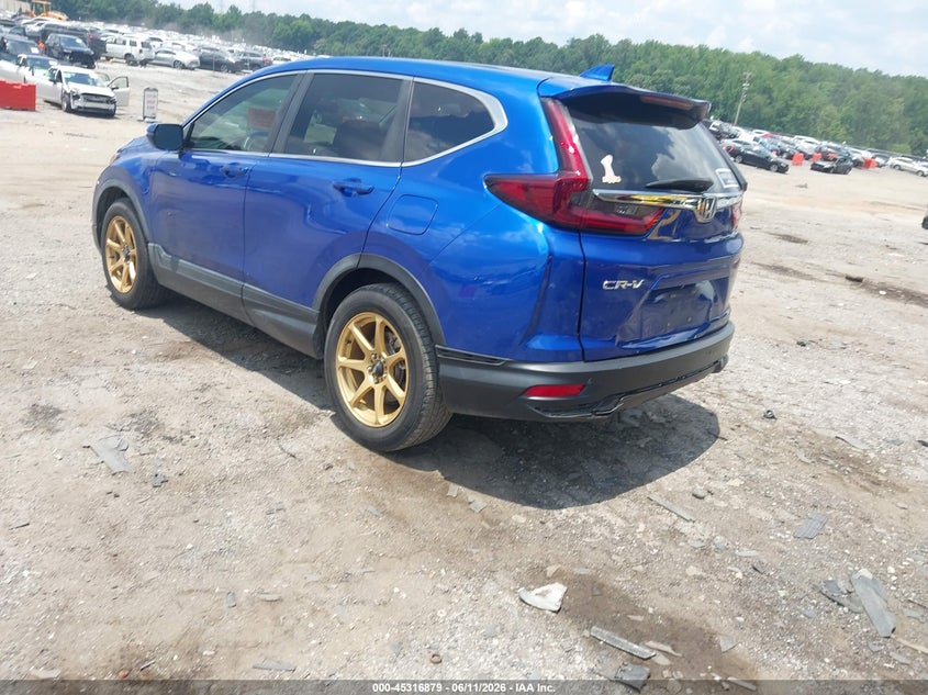2020 Honda Cr-v VIN 7FARW1H53LE001441 IAAI salvage auction — REAR END, Salvage (Idaho), sold $9,000 on 2026-07-08 (photo 3)