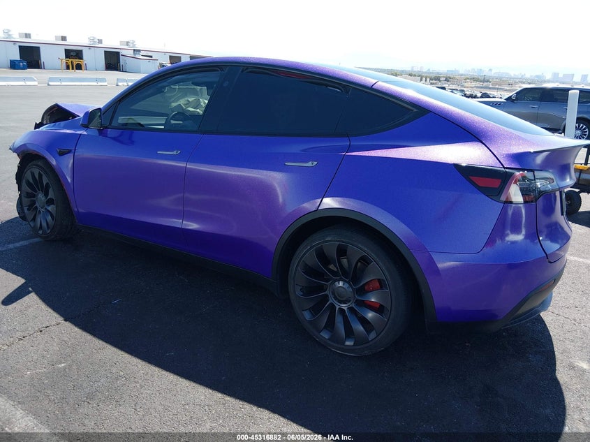 2024 Tesla Model y VIN 7SAYGDEF4RF158975 IAAI salvage auction — FRONT END, Salvage (Nevada), sold $3,150 on 2026-07-30 (photo 3)
