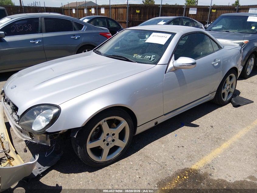 2003 Mercedes-benz Slk-klasse VIN WDBKK65F13F284225 IAAI salvage auction — FRONT END, Salvage (Colorado), sold $625 on 2026-07-28 (photo 2)