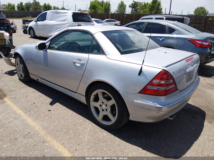 2003 Mercedes-benz Slk-klasse VIN WDBKK65F13F284225 IAAI salvage auction — FRONT END, Salvage (Colorado), sold $625 on 2026-07-28 (photo 3)