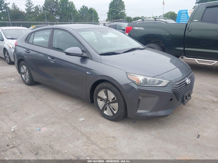 2019 Hyundai Ioniq VIN KMHC65LC3KU180094 IAAI salvage auction — FRONT END, Salvage (North Carolina), sold $1,350 on 2026-07-27 (photo 1)