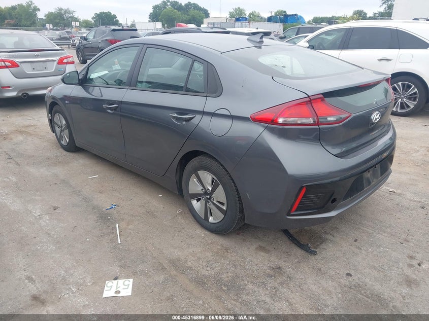 2019 Hyundai Ioniq VIN KMHC65LC3KU180094 IAAI salvage auction — FRONT END, Salvage (North Carolina), sold $1,350 on 2026-07-27 (photo 3)