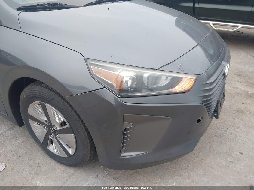 2019 Hyundai Ioniq VIN KMHC65LC3KU180094 IAAI salvage auction — FRONT END, Salvage (North Carolina), sold $1,350 on 2026-07-27 (photo 6)