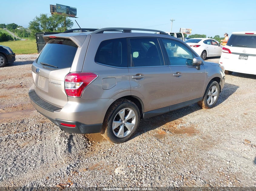 2014 Subaru Forester VIN JF2SJAMC0EH543018 IAAI salvage auction — HAIL, Salvage Title, sold $1,050 on 2026-07-13 (photo 4)