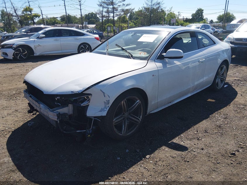 2013 Audi A5 VIN WAUWFAFR2DA040937 IAAI salvage auction — FRONT END, Salvage Title, sold $1,100 on 2026-07-20 (photo 2)