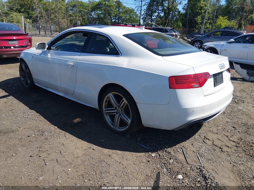 2013 Audi A5 VIN WAUWFAFR2DA040937 IAAI salvage auction — FRONT END, Salvage Title, sold $1,100 on 2026-07-20 (photo 3)