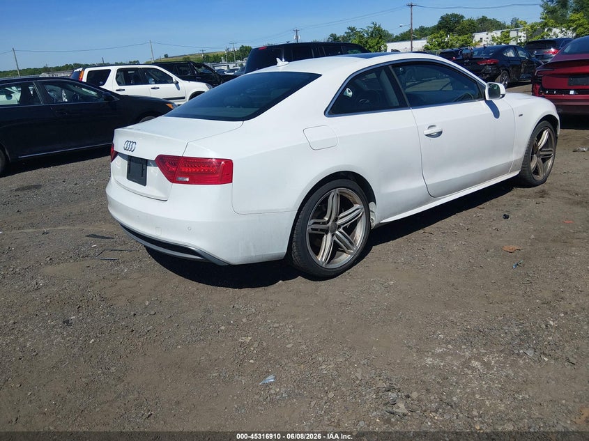 2013 Audi A5 VIN WAUWFAFR2DA040937 IAAI salvage auction — FRONT END, Salvage Title, sold $1,100 on 2026-07-20 (photo 4)
