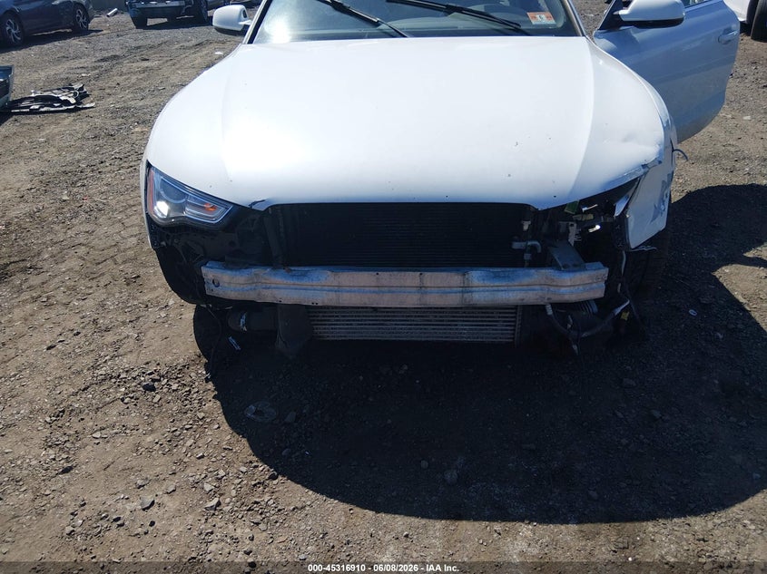 2013 Audi A5 VIN WAUWFAFR2DA040937 IAAI salvage auction — FRONT END, Salvage Title, sold $1,100 on 2026-07-20 (photo 6)