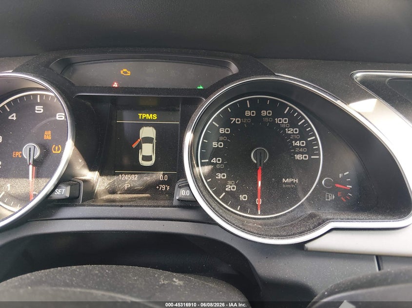 2013 Audi A5 VIN WAUWFAFR2DA040937 IAAI salvage auction — FRONT END, Salvage Title, sold $1,100 on 2026-07-20 (photo 7)