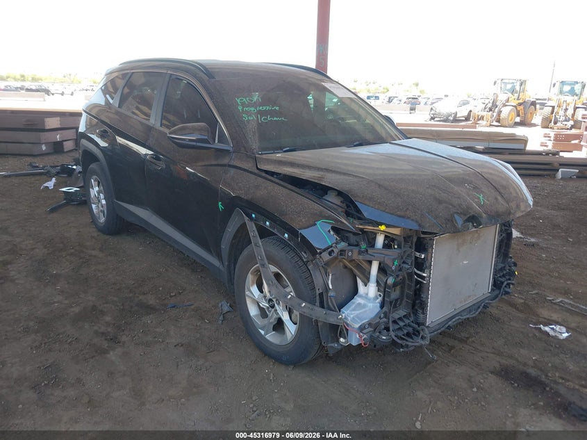 2022 Hyundai Tucson VIN KM8JBCAE5NU065836 IAAI salvage auction — FRONT END, Salvage (Arizona), sold $4,800 on 2026-07-28 (photo 1)