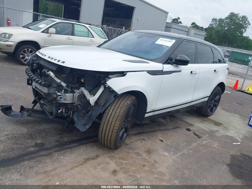 2019 Land rover Range rover velar VIN SALYL2EX8KA206197 IAAI salvage auction — FRONT END, Salvage Title, sold $50 on 2026-07-08 (photo 2)