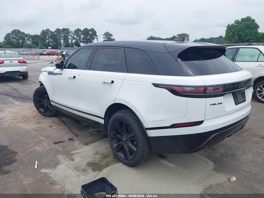 2019 Land rover Range rover velar VIN SALYL2EX8KA206197 IAAI salvage auction — FRONT END, Salvage Title, sold $50 on 2026-07-08 (photo 3)