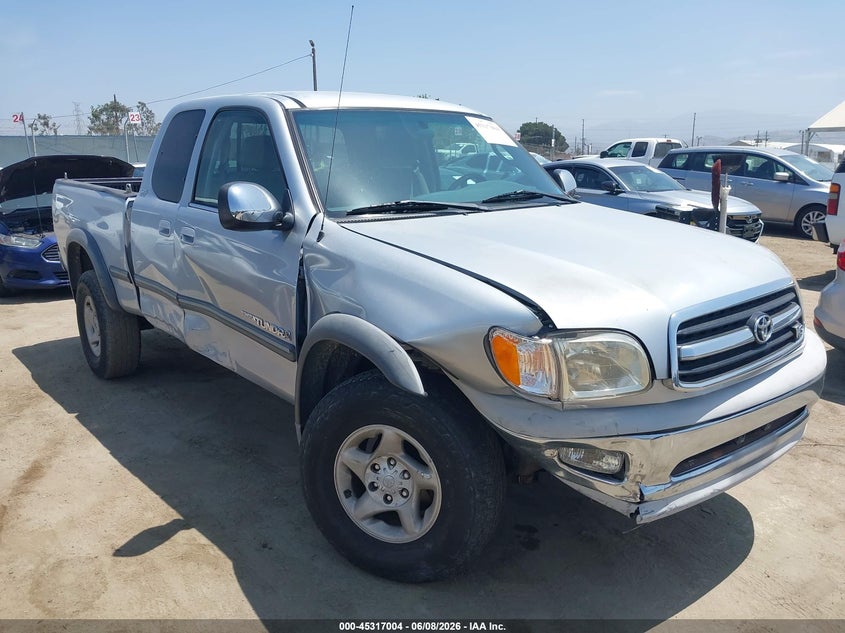 2000 Toyota Tundra VIN 5TBBT4419YS022591 IAAI salvage auction — RIGHT SIDE, Salvage (California), sold $2,350 on 2026-07-22 (photo 1)