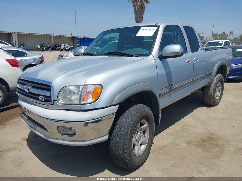 2000 Toyota Tundra VIN 5TBBT4419YS022591 IAAI salvage auction — RIGHT SIDE, Salvage (California), sold $2,350 on 2026-07-22 (photo 2)
