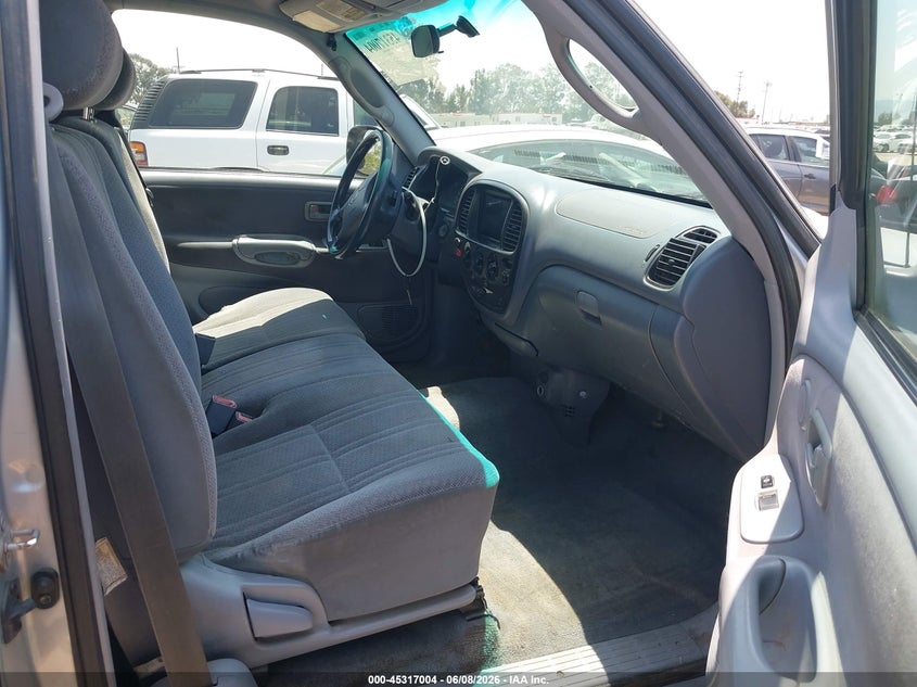 2000 Toyota Tundra VIN 5TBBT4419YS022591 IAAI salvage auction — RIGHT SIDE, Salvage (California), sold $2,350 on 2026-07-22 (photo 5)
