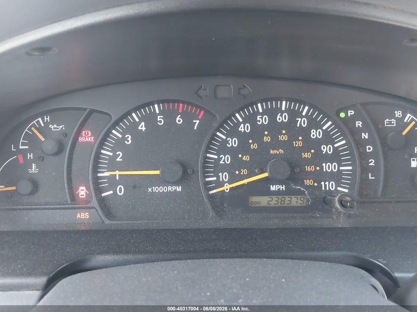 2000 Toyota Tundra VIN 5TBBT4419YS022591 IAAI salvage auction — RIGHT SIDE, Salvage (California), sold $2,350 on 2026-07-22 (photo 7)