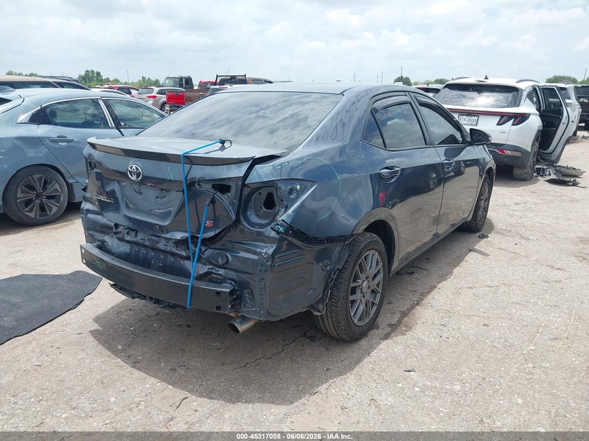 2016 Toyota Corolla VIN 5YFBURHE2GP415354 IAAI salvage auction — REAR END, Salvage Title, sold $3,600 on 2026-07-15 (photo 4)