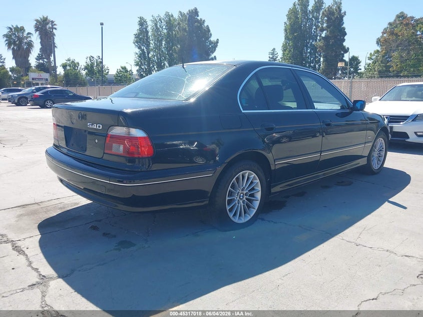 2003 BMW 5 series VIN WBADN63453GN88989 IAAI salvage auction — NORMAL WEAR, Clear - Dealer Only (California), sold $400 on 2026-07-20 (photo 4)