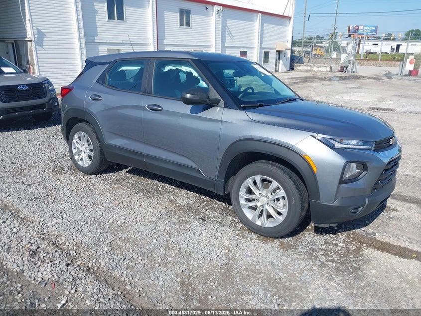 2021 Chevrolet Trailblazer VIN KL79MMS27MB165150 IAAI salvage auction — LEFT SIDE, Salvage (North Carolina), sold $3,100 on 2026-07-24 (photo 1)