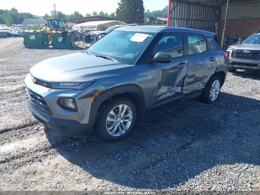 2021 Chevrolet Trailblazer VIN KL79MMS27MB165150 IAAI salvage auction — LEFT SIDE, Salvage (North Carolina), sold $3,100 on 2026-07-24 (photo 2)